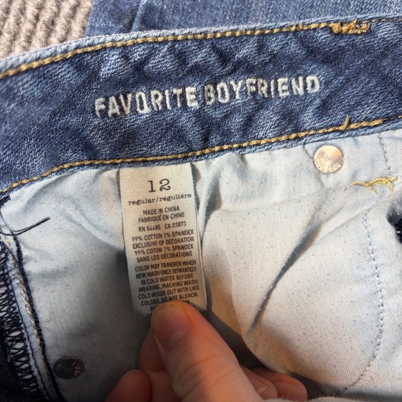 American Eagle Outfitters Jeans Women's 12 Favorite Boyfriend Stretch Flare - Picture 7 of 10
